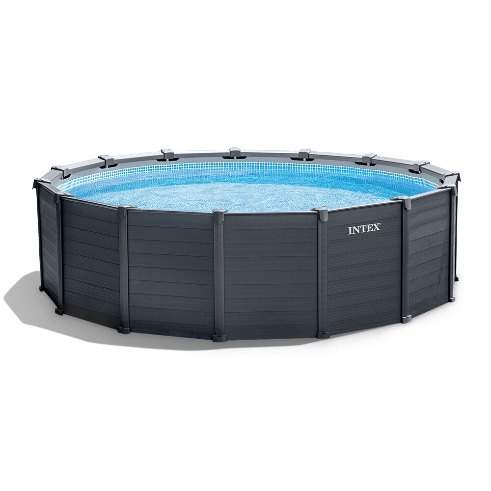 Graphite Gray Pool (4,78 x 1,24m) inkl. Sandfilter & Zubehör