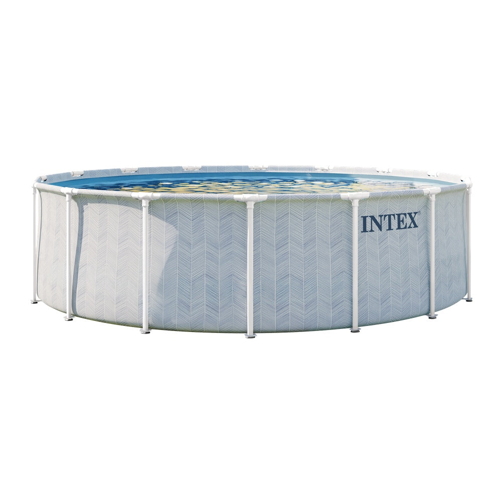 Chevron Prism Frame Pool (4,88 x 1,22m) inkl. Pumpe & Zubehör