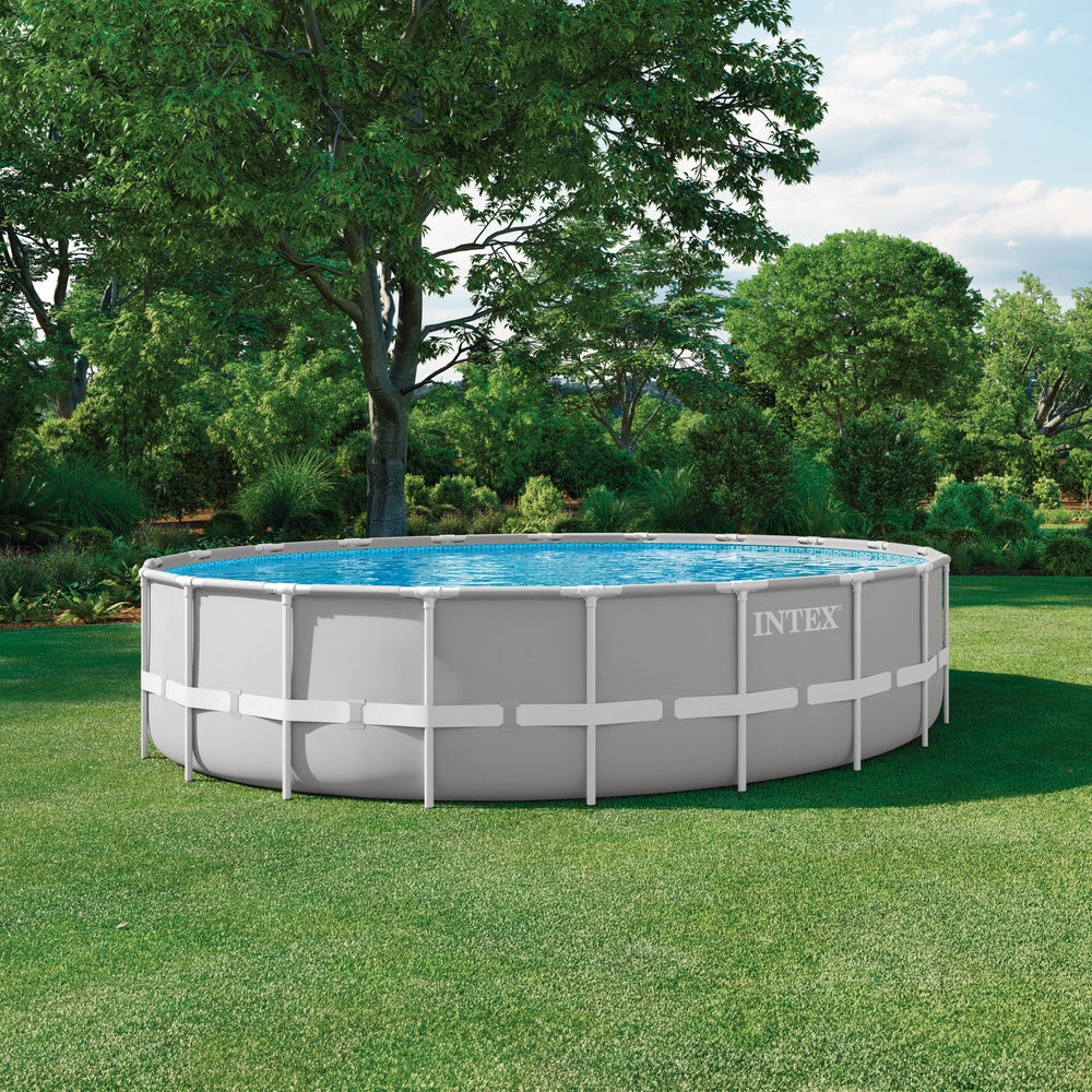 Prism Frame Pool (6,10 x 1,32m) inkl. Pumpe & Zubehör