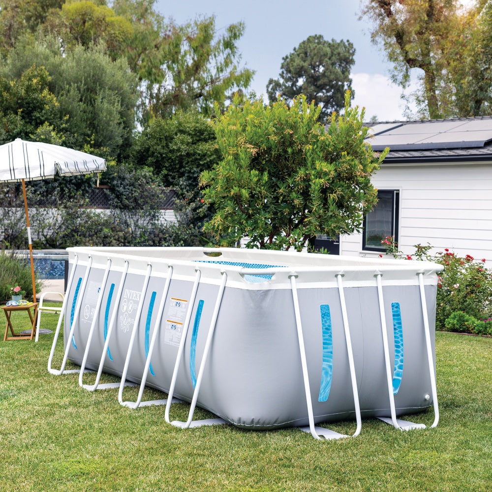 Clearview Prism Frame Pool (4,00 x 2,00 x 1,22m) inkl. Pumpe & Zubehör