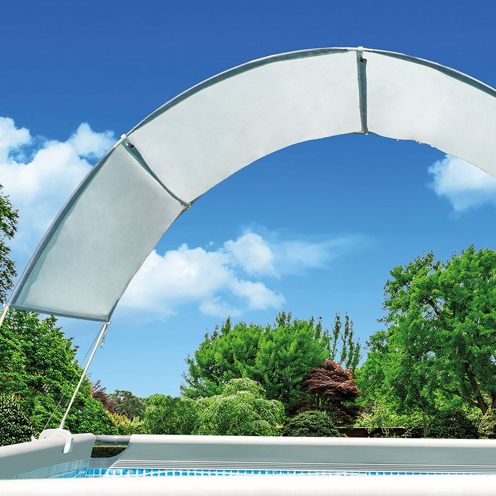 Sonnendach für Stahlrohrpools