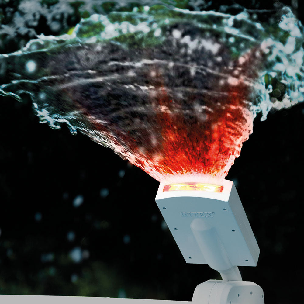Multi-Color LED Pool Sprayer mit Adapter 32/38 mm