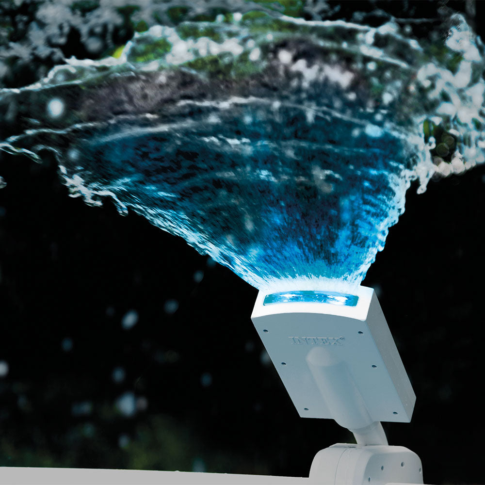 Multi-Color LED Pool Sprayer mit Adapter 32/38 mm