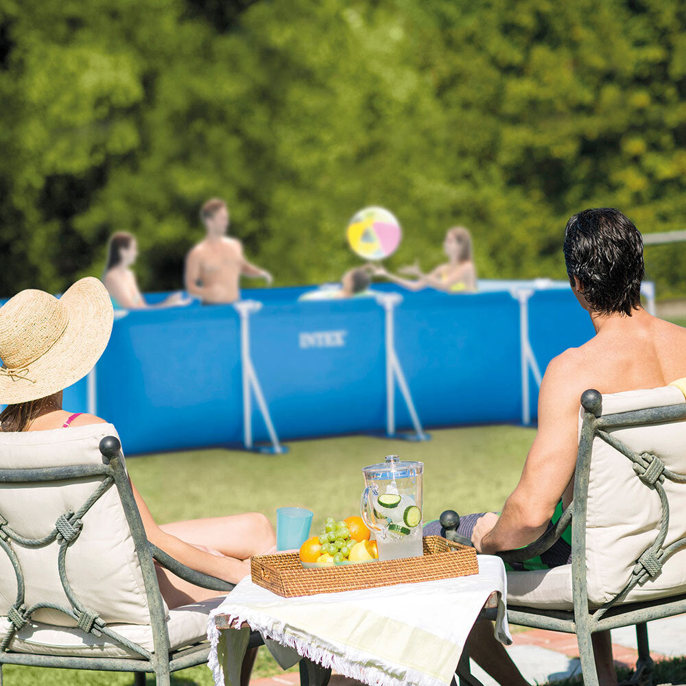 Metal Frame Pool (4,50 x 2,20 x 0,84m) inkl. Pumpe