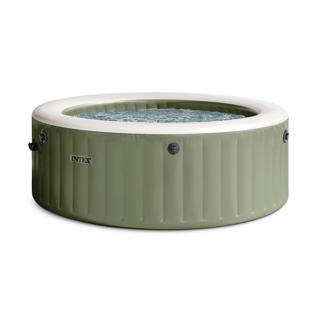 Whirlpool Bubble Massage, rund, olivegrün, für 4 Personen