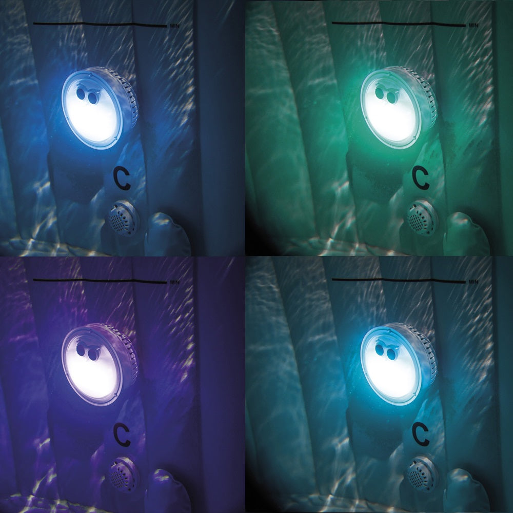 Whirlpool Greywood Deluxe, rund, in Holzoptik, für 6 Personen