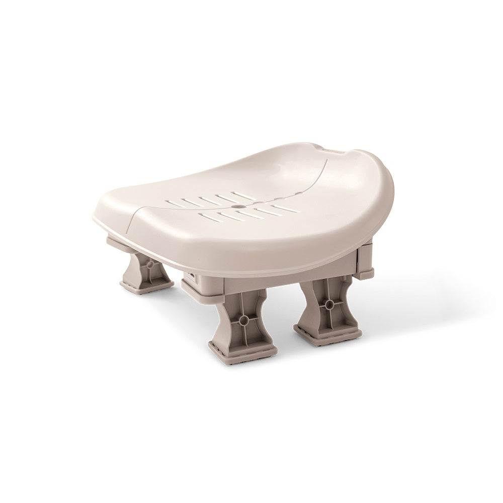 Rutschfester Kunststoffsitz, höhenverstellbar, 47 x 36 x 22 cm