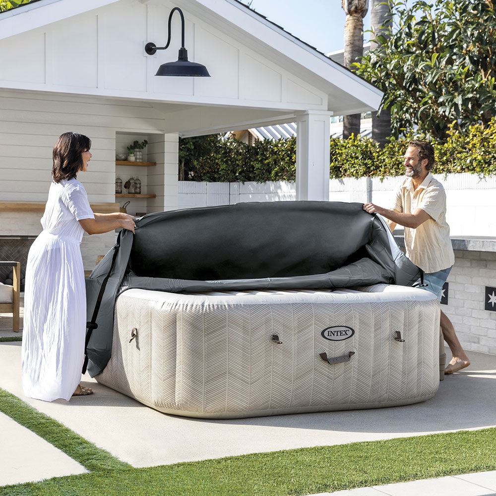 Thermo-Abdeckung für eckige 4-Personen Whirlpools