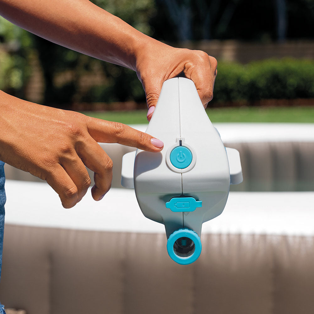 Handlicher Poolreiniger ZR100, wiederaufladbar, mit Akku, für Pools und Spas