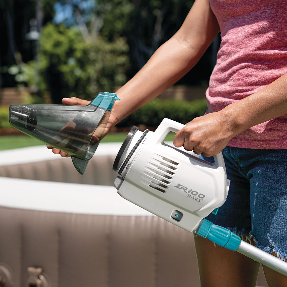 Handlicher Poolreiniger ZR100, wiederaufladbar, mit Akku, für Pools und Spas