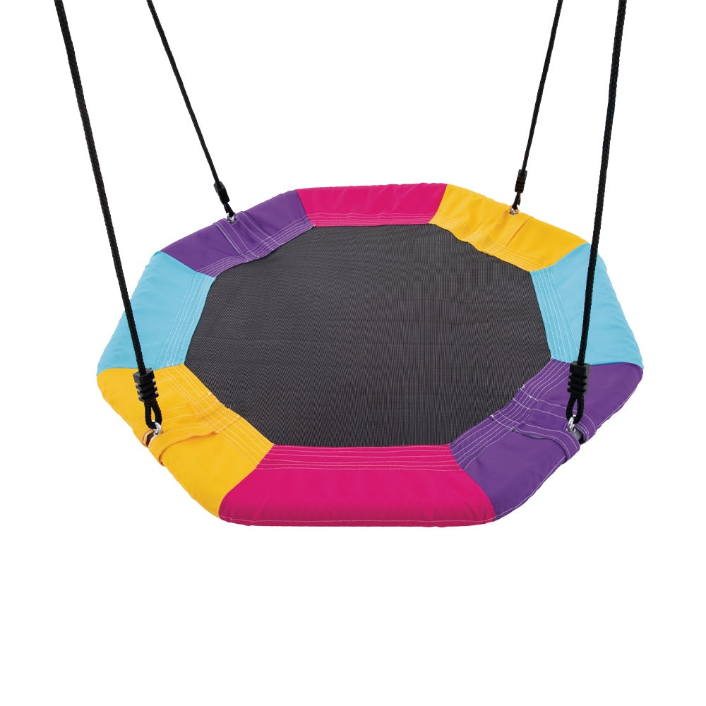 Spielgerät mit 5 Funktionen, 3 verschiedene Schaukelmodelle & eine Rutsche