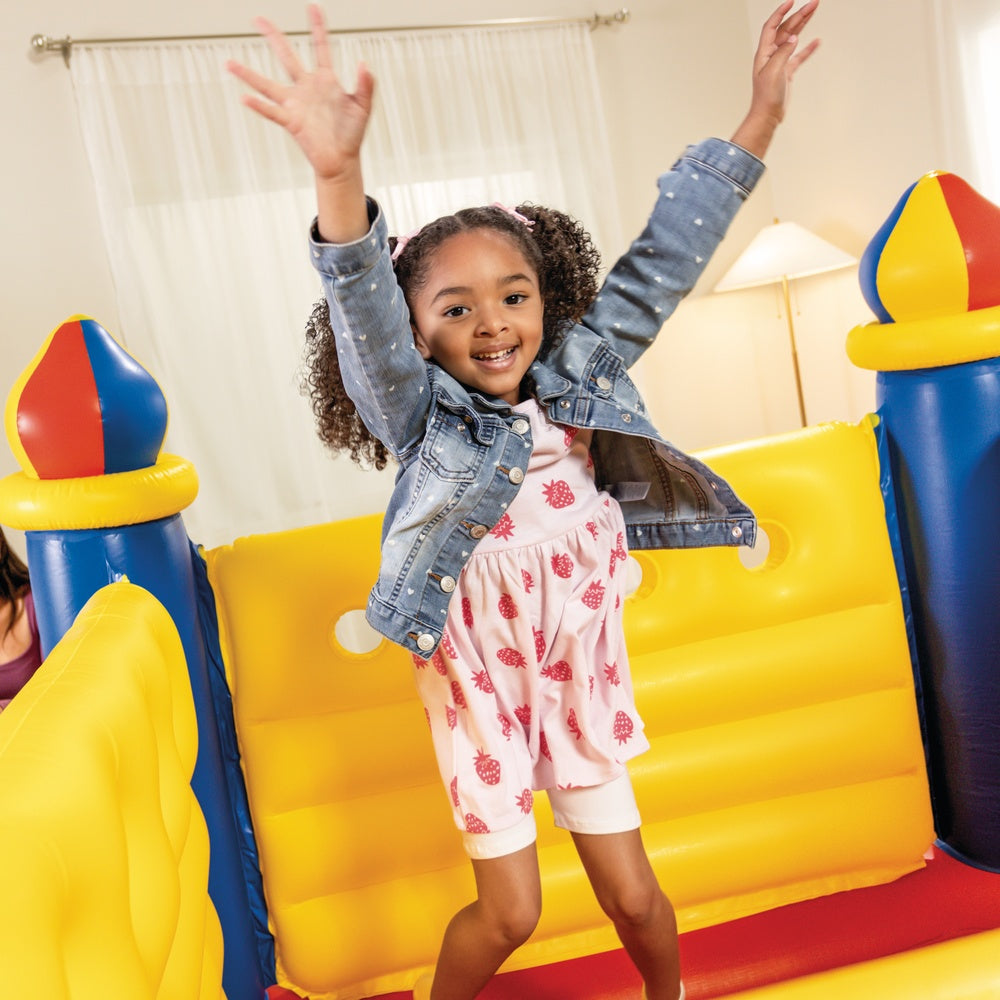 Hüpfburg im Schloss-Design "Jump-O-Lene Castle Bouncer" (175x 175x 135 cm)