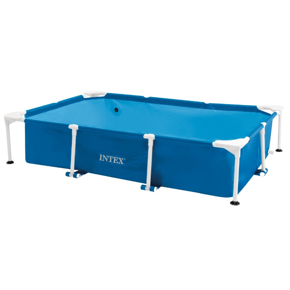Haustier Frame-Pool, rechteckig, mit Rampe und 12V Pumpe