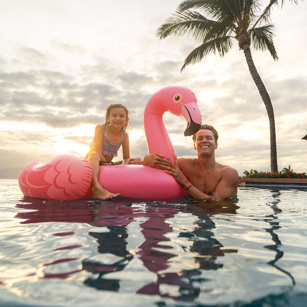 Pink Flamingo Ride-On (1,47 x 1,40 x 0,94m)