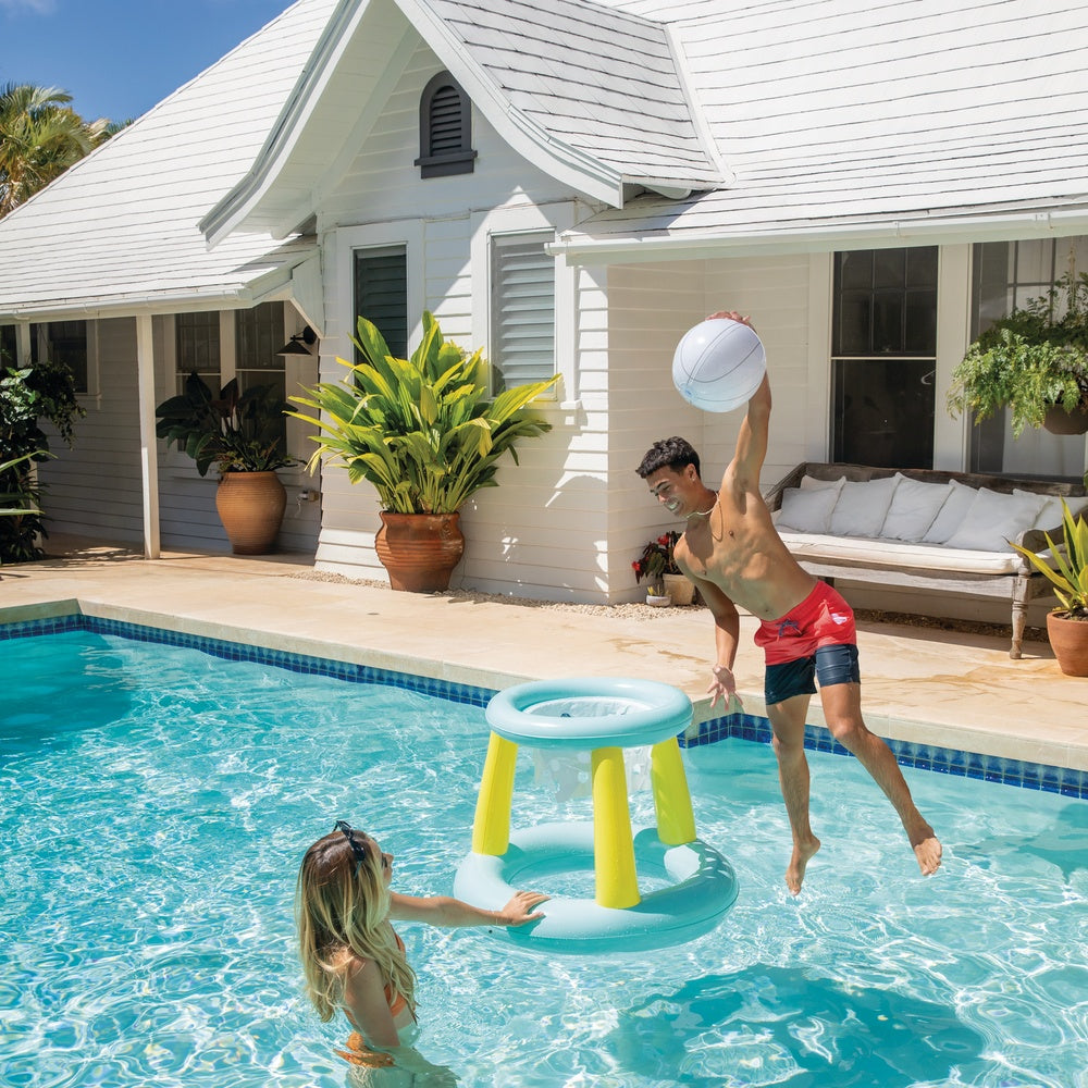 Wasserbasketball-Set "Floating Hoops" (67 x 55 cm)