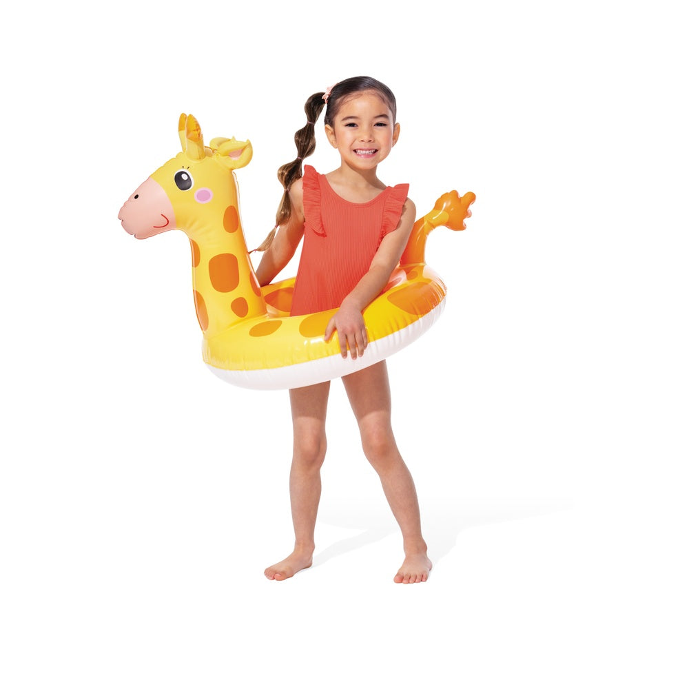 Schwimmring "Big Animal Ring", (Giraffe, Pfau, Einhorn), 3-6 Jahre, zufälliges Design