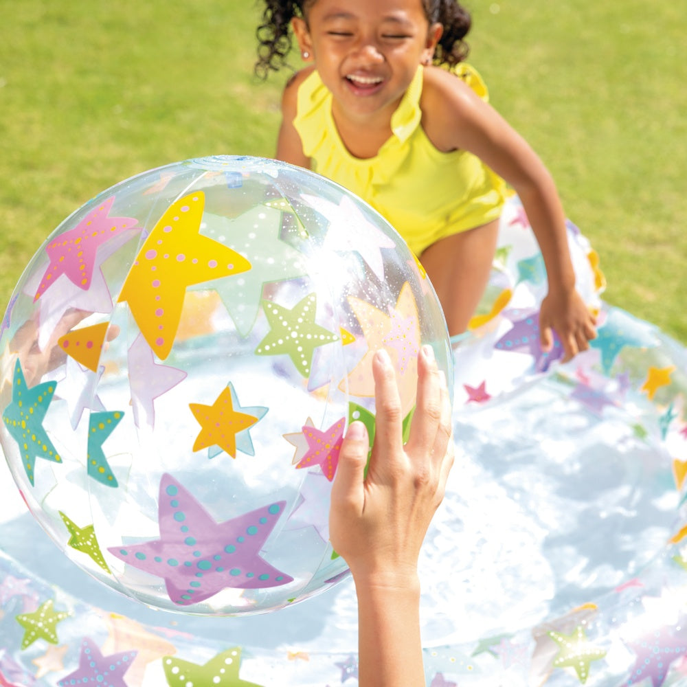 Kinderpool-Set "Starfish Pool", mit Ball & Schwimmreifen, (122x25cm)