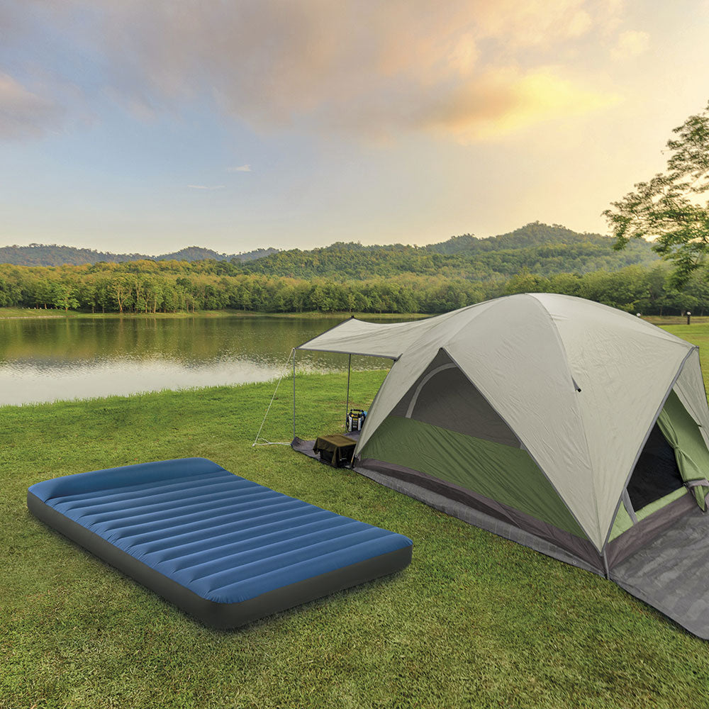 INTEX Camping Matratze blau Full