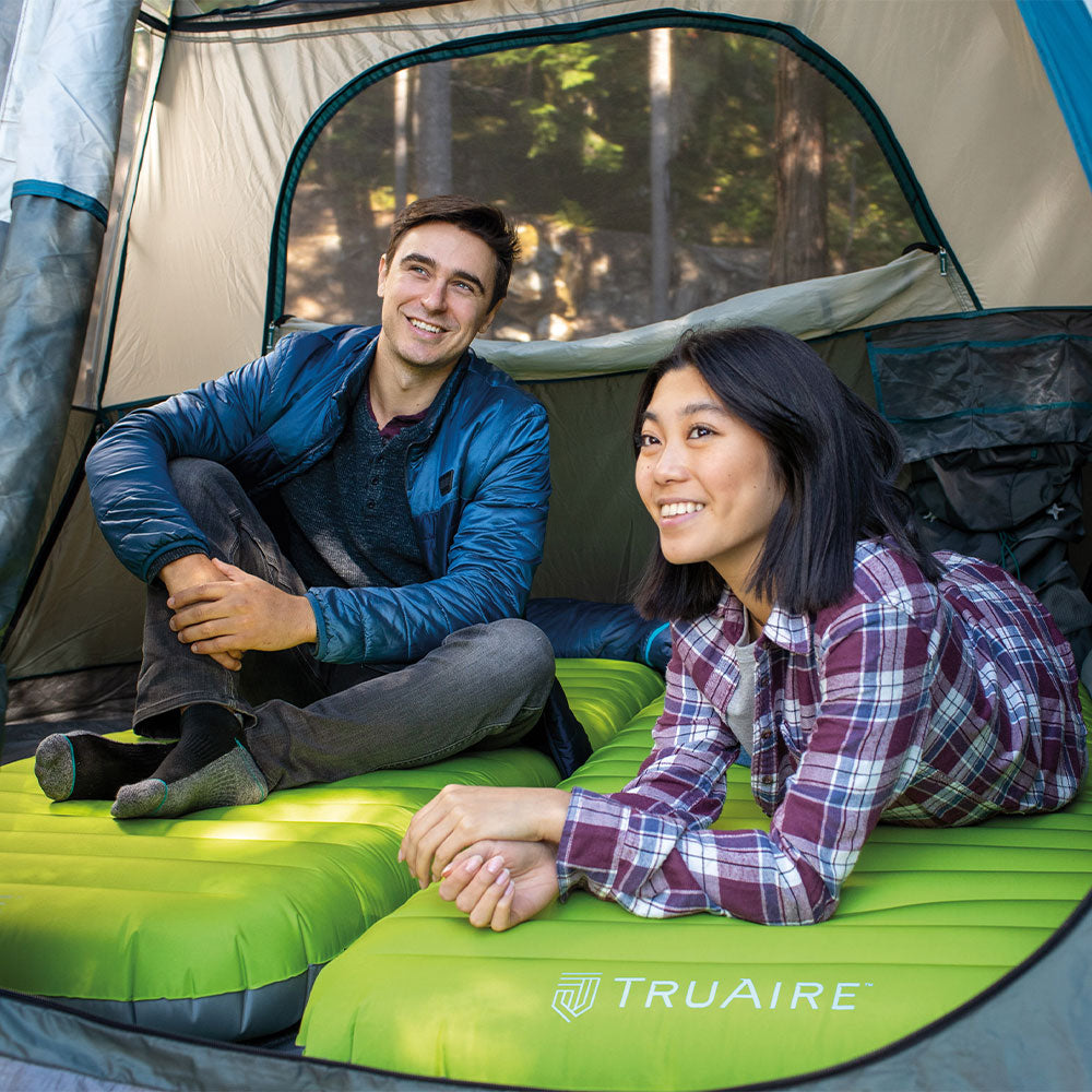 Camping Matratze Outdoor, 76x191x17cm, aus TPU, mit USB-Pumpe