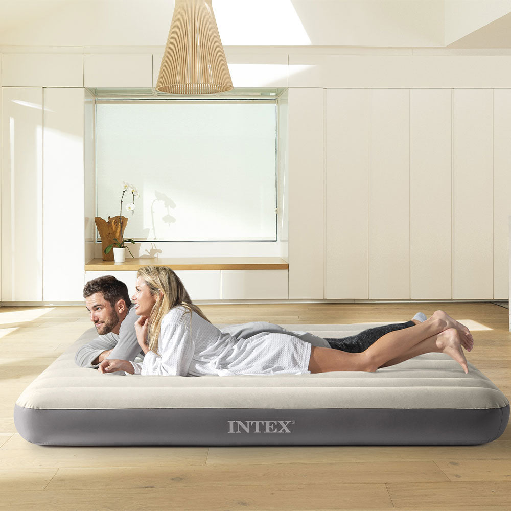 Luftbett Dura-Beam Standard Single-High Queen 2 Personen INTEX