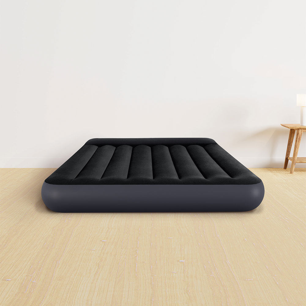 INTEX Luftbett Standard PillowRest Full mit FastFill Pumpe