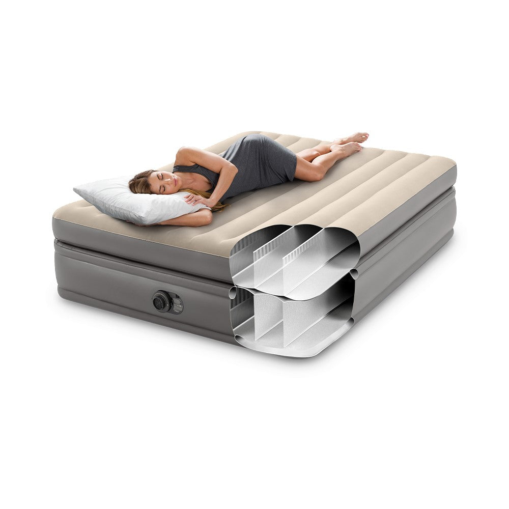 Luftbett Plus Prime Comfort, 152x203x51cm, mit FastFill Pumpe