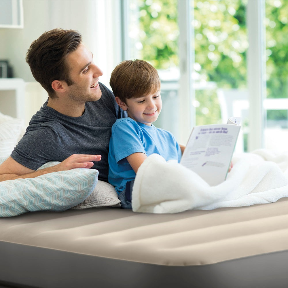 Luftbett Plus Prime Comfort, 152x203x51cm, mit FastFill Pumpe