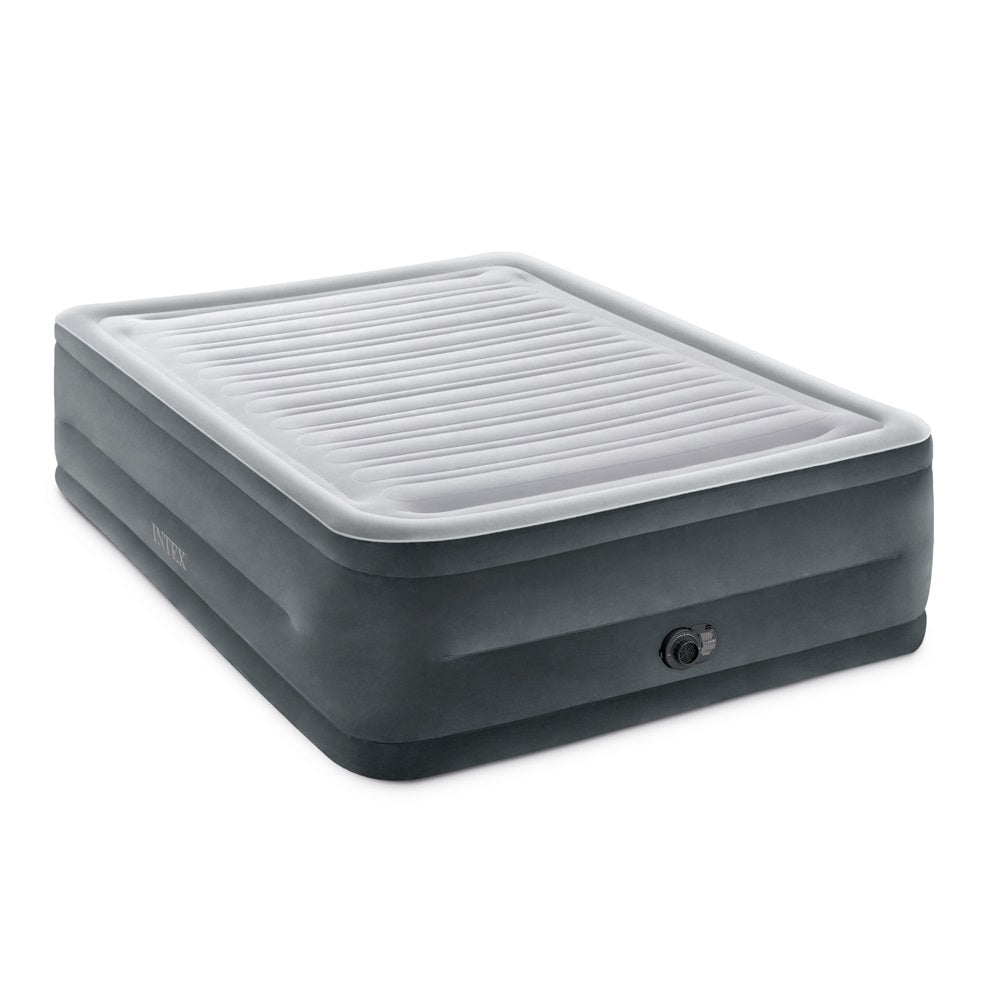 Luftbett Deluxe Comfort Plush HighRise, 152x203x56cm, mit FastFill Pumpe