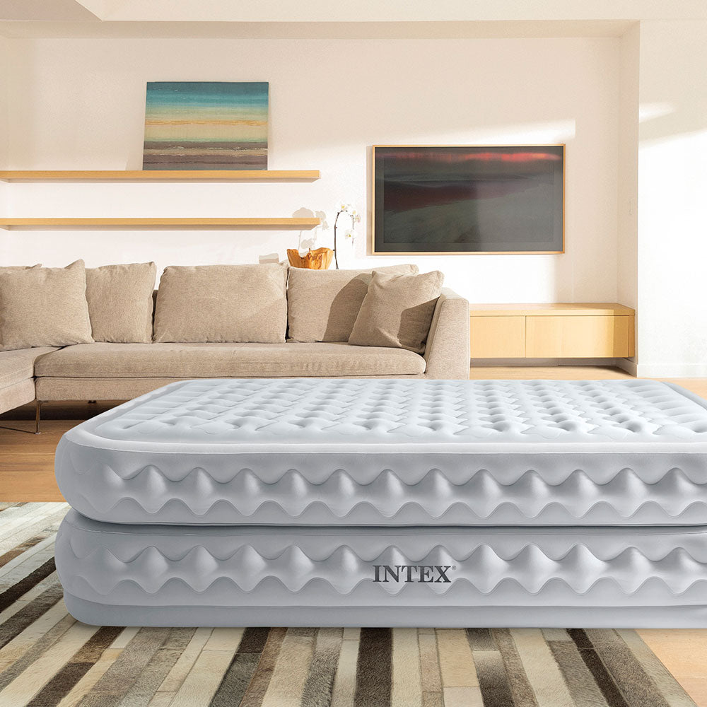 Luftbett Deluxe Supreme Air Flow, 152x203x51cm, mit FastFill Pumpe