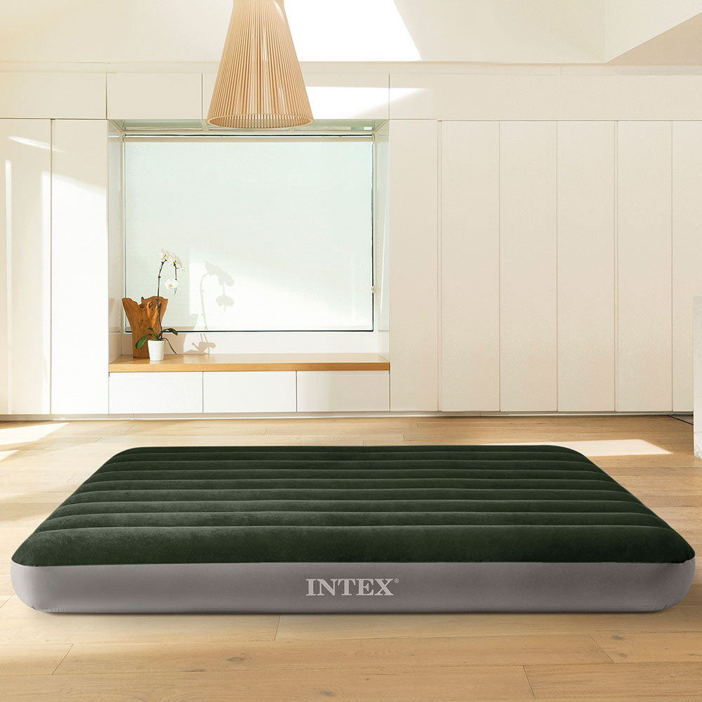 INTEX Luftbett Standard Downy grün Queen