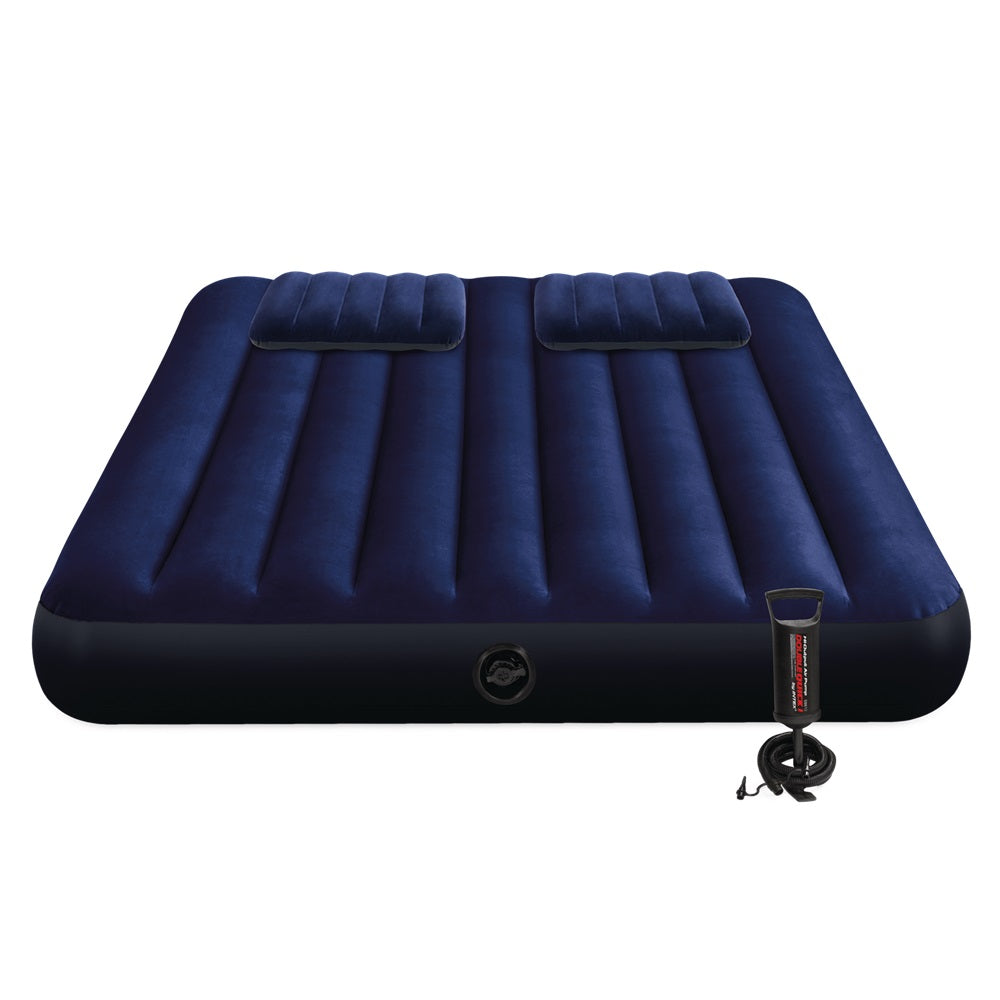 Luftbett Standard Classic Downy, Queen, mit Handpumpe und Kissen
