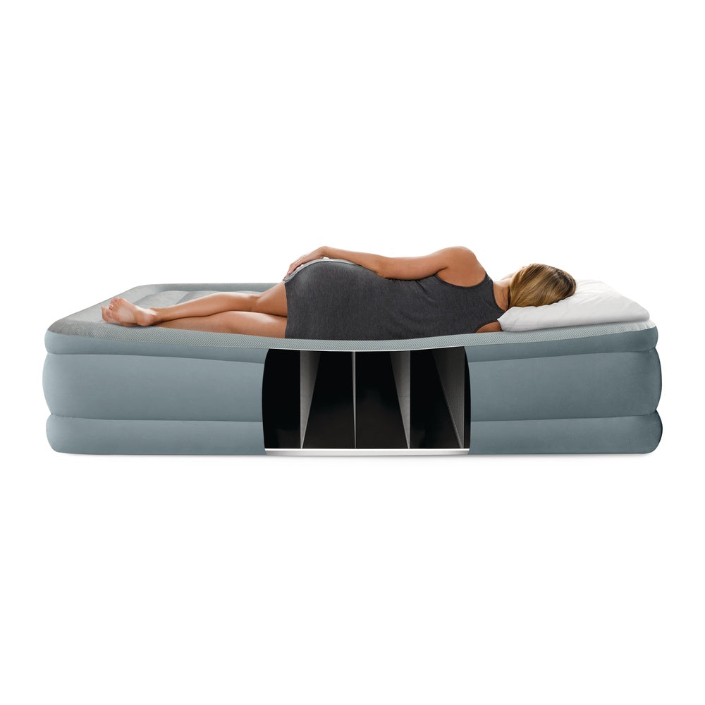 Luftbett Deluxe Premium Comfort, 152x203x46cm, mit FastFill Pumpe