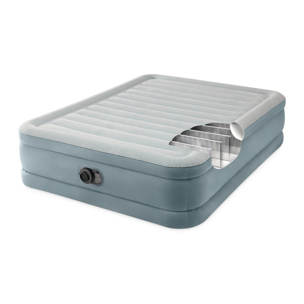 Luftbett Deluxe Premium Comfort, 152x203x46cm, mit FastFill Pumpe