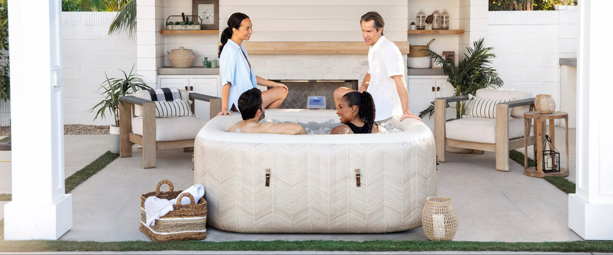 Whirlpools für 4 Person, Chevron Design