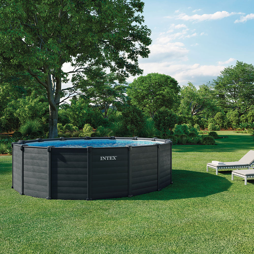 Graphite Pool rund 4,78 x 1,24 m