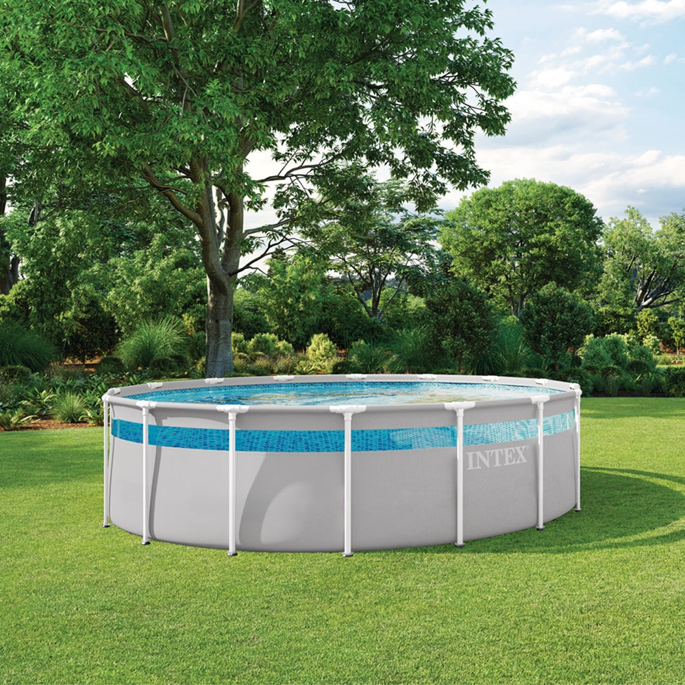 Prism Frame Clearview Pool (4,88 x 1,22m) inkl. Pumpe & Zubehör