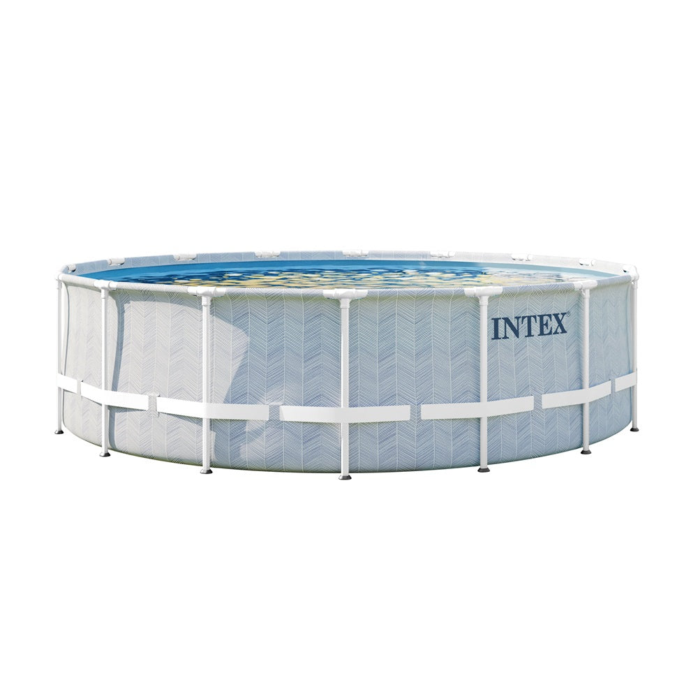 Chevron Prism Frame Pool (4,88 x 1,22m) inkl. Pumpe & Zubehör