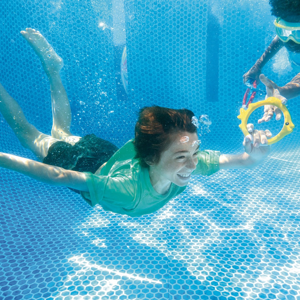 Clearview Prism Frame Pool (4,00 x 2,00 x 1,22m) inkl. Pumpe & Zubehör