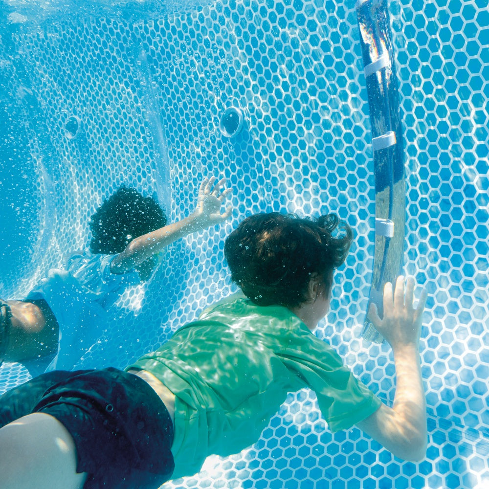 Clearview Prism Frame Pool (4,00 x 2,00 x 1,22m) inkl. Pumpe & Zubehör