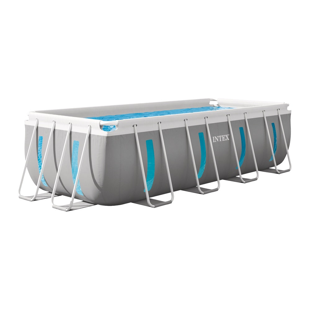 Clearview Prism Frame Pool (4,00 x 2,00 x 1,22m) inkl. Pumpe & Zubehör
