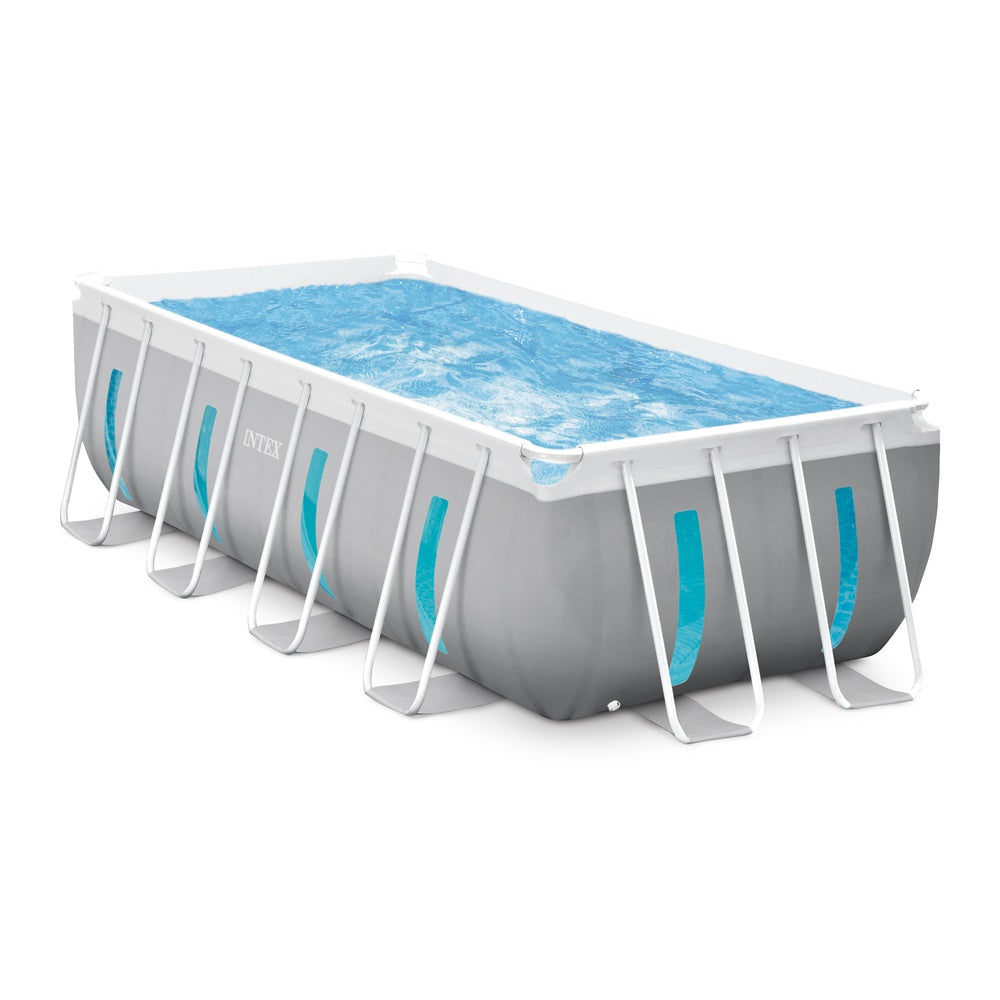 Clearview Prism Frame Pool (4,00 x 2,00 x 1,22m) inkl. Pumpe & Zubehör
