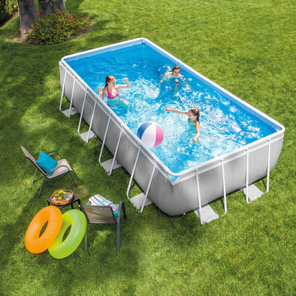 Prism Frame Pool (4,88 x 2,44 x 1,07m) inkl. Pumpe & Zubehör