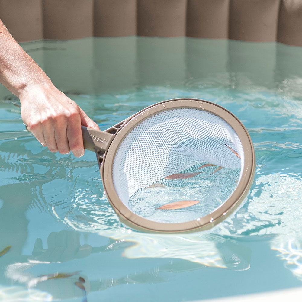 Reinigungsset mit Bürste, Skimmer und Schrubbkissen