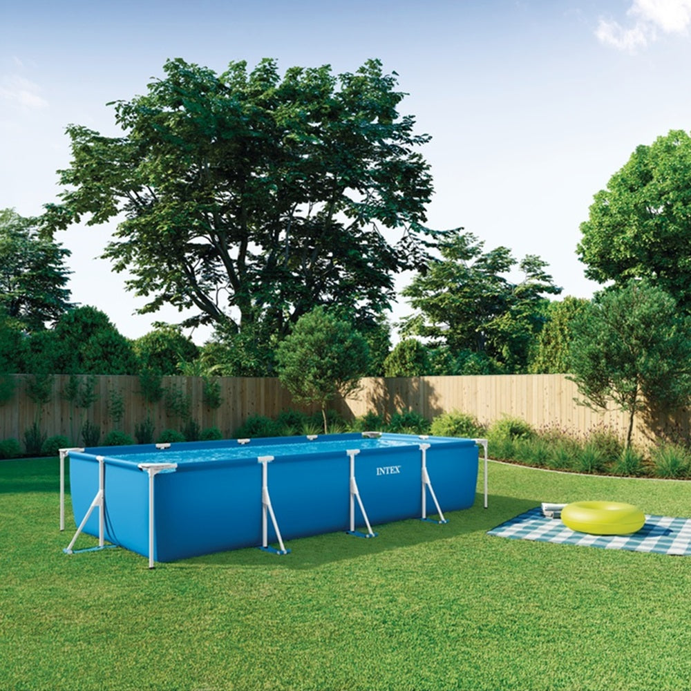 Rectangular Frame Pool 450x220x84cm, Anschluss für Filterpumpen