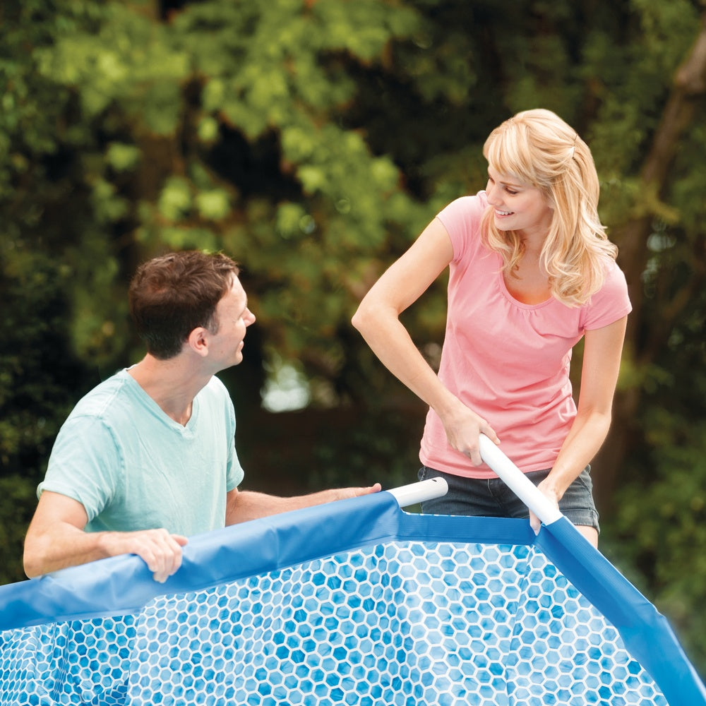 Rectangular Frame Pool 450x220x84cm, Anschluss für Filterpumpen