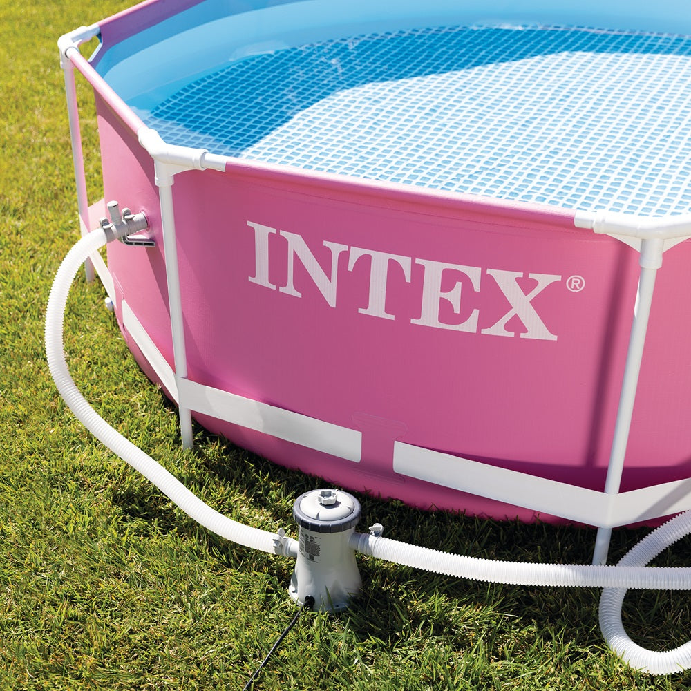 Metal Frame Pool Pink (2,44 x 0,76m)