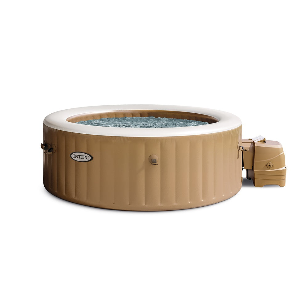 Whirlpool Bubble Massage, rund, olivegrün, für 4 Personen