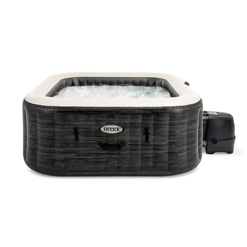 viereckiger Whirlpool in Steinoptik für 4 Personen