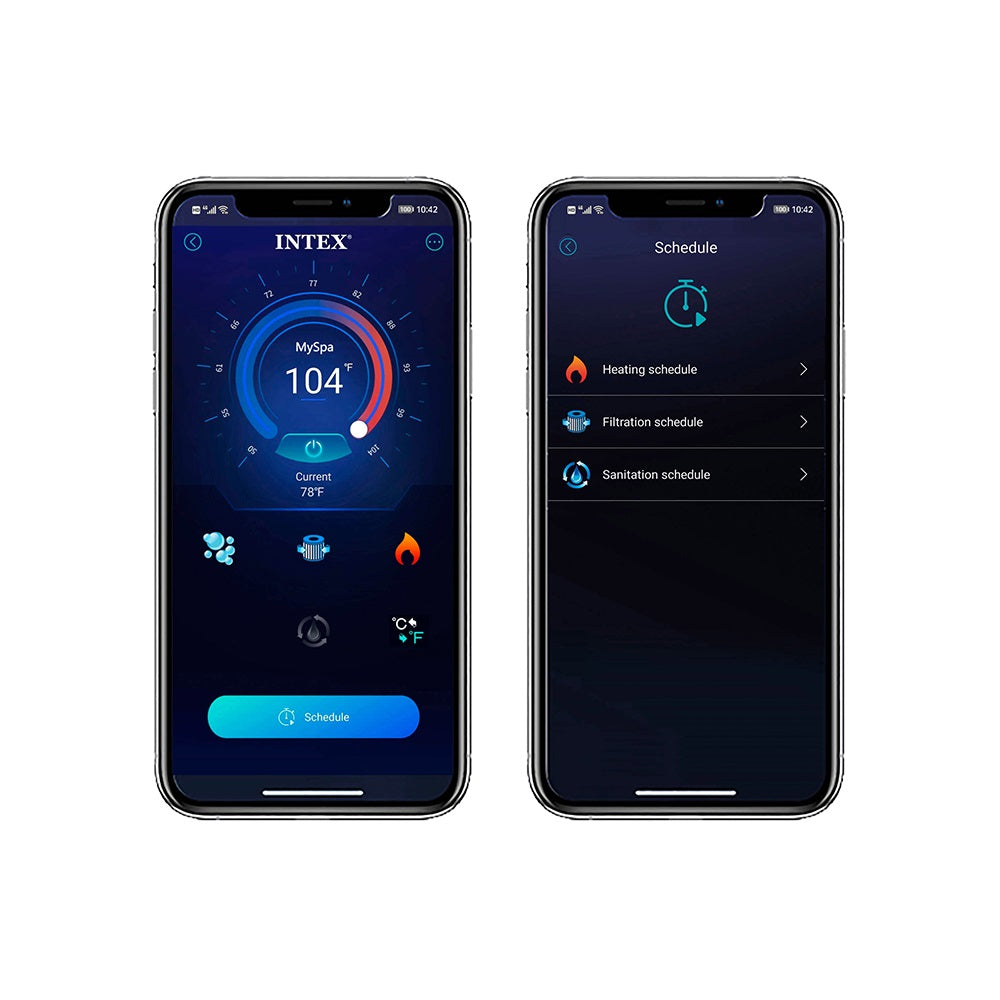 Whirlpool Greystone Deluxe, eckig, in Steinoptik, für 4 Personen