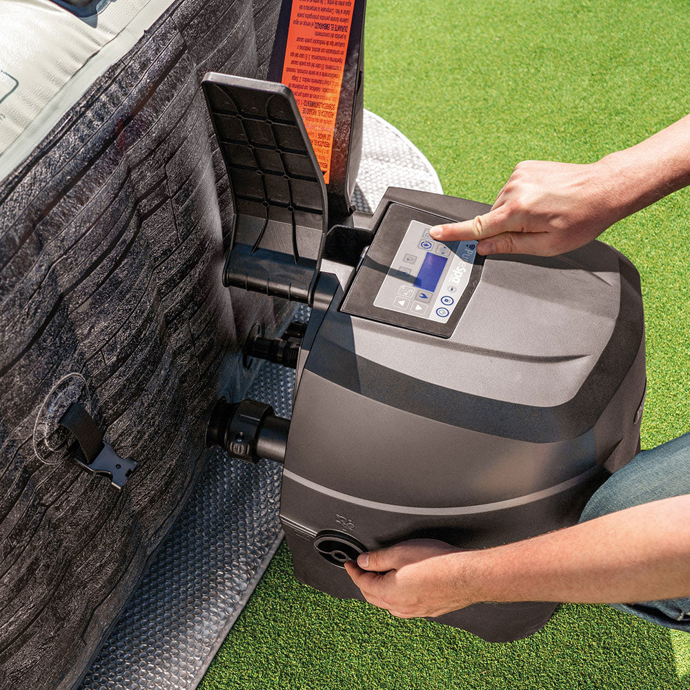 Whirlpool Greystone Deluxe, eckig, in Steinoptik, für 4 Personen